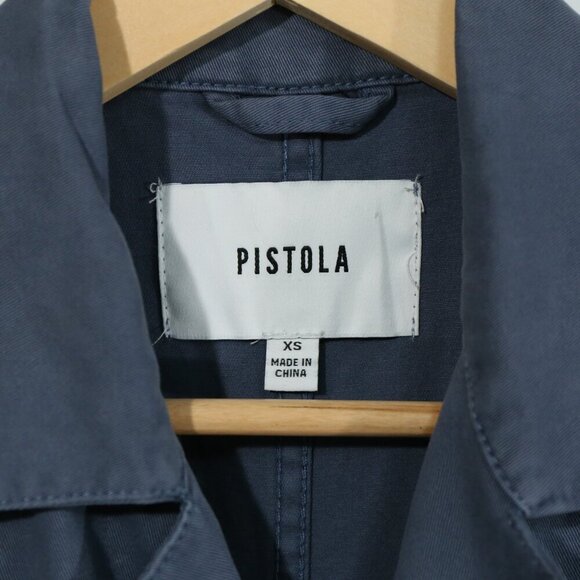 Pistola gray Utility Jumpsuit Short Sleeve Button Front XS - Picture 9 of 9